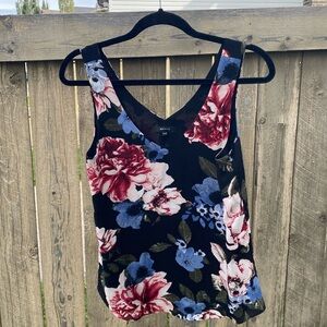 RW & CO (Size XS) Lined Flowery, Dressy Tank Top ~6463-001